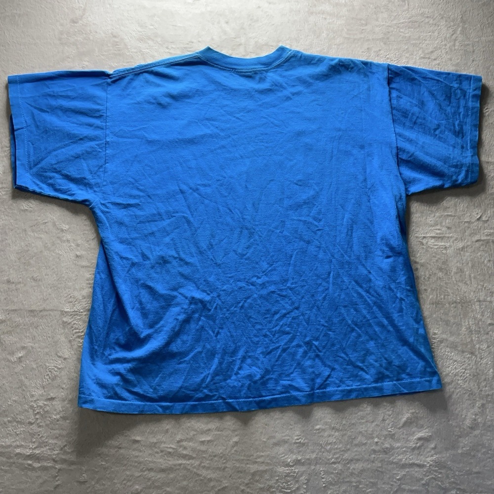 Vintage Grandma's Guardian Angels T-Shirt XXL Blue 90s Single Stitch Angel - Picture 8 of 12